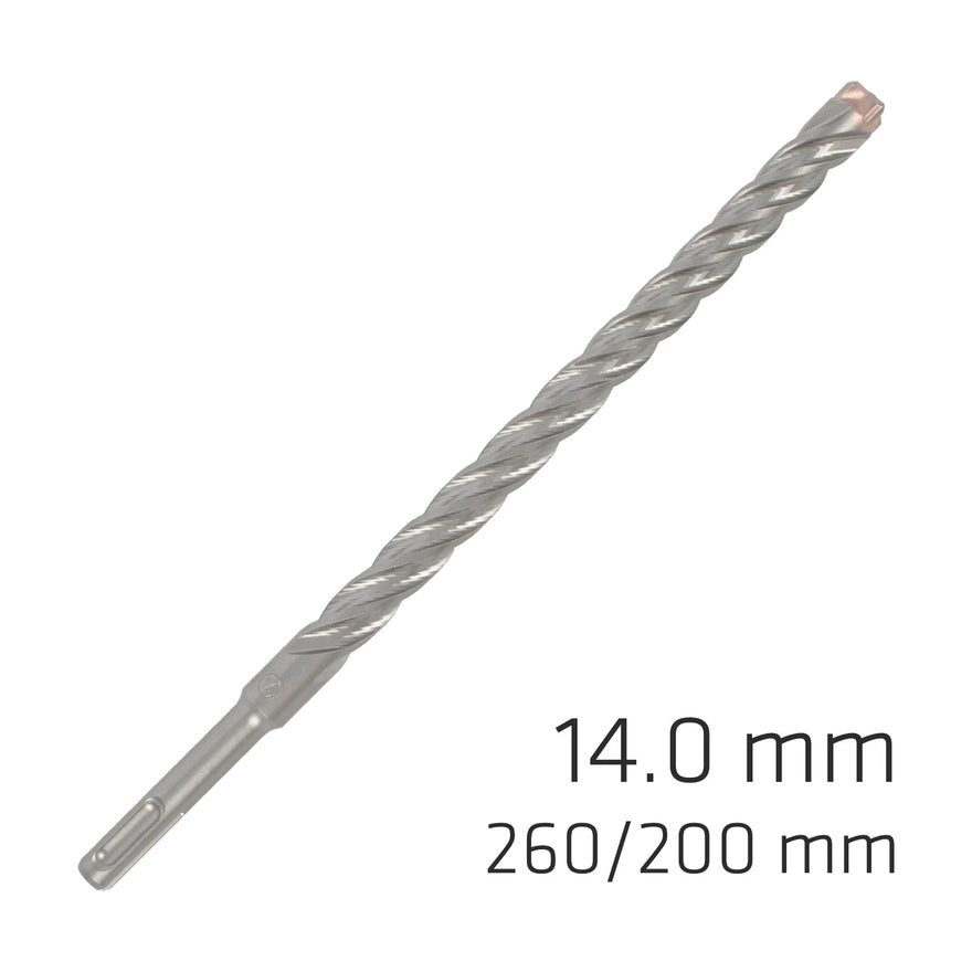 Alpen Force X 14.0 X 260/200 SDS-Plus Rebar Drill Bit X4 Cutting Edges - Bul - image 01