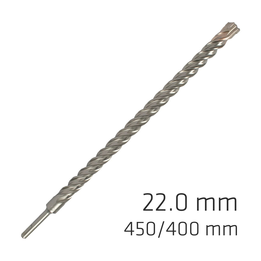 Alpen Force X 22.0 X 450/400 SDS-Plus Rebar Drill Bit X4 Cutting Edges - image 01