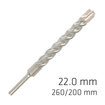 Alpen Force X 22.0 X 250/200 SDS-Plus Rebar Drill Bit X4 Cutting Edges - image 01