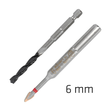 Alpen 6.0mm Porcelain & Concrete C Protector Drill Bit Set Tile - image 01