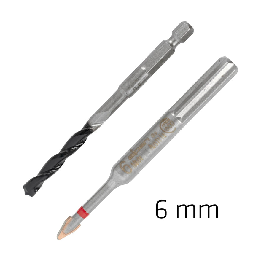 Alpen 6.0mm Porcelain & Concrete C Protector Drill Bit Set Tile - image 01