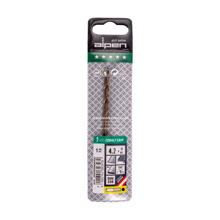 Alpen HSS Cobalt 4.2 Plw Grip 3-Sided - image 01