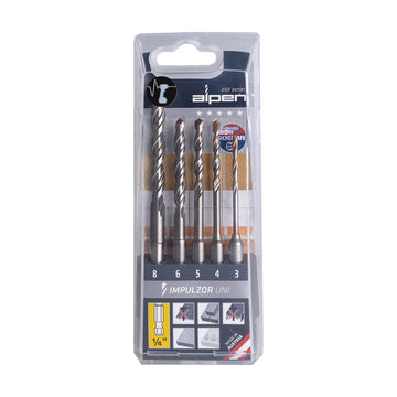 Alpen Set Impulzor Impact Univ Hex Atm5 5-Tlg 3.0-4.0- 5.0- 6.0- 8.0 mm - image 01