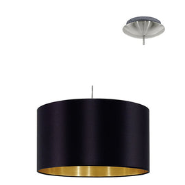 Eurolux Pendant Maserlo 380mm Black/Gold in Electrical & Lighting,Lighting,Interior Lighting