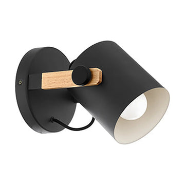 Eurolux Hornwood 1LT SpotlightBlack/Wood - image 01