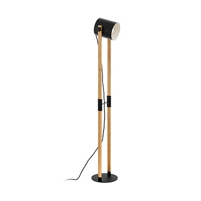 Eurolux Hornwood 1LT Floor Light 230mm Black/Wood in Electrical & Lighting,Lighting,Exterior Lighting