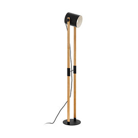 Eurolux Hornwood 1LT Floor Light 230mm Black/Wood in Electrical & Lighting,Lighting,Exterior Lighting