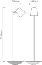 Eurolux Lacey Floor Light Black E27 1x40w - image 01