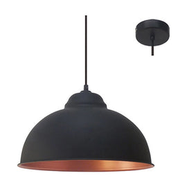 Eurolux Pendant Truro2 370mm Black/Copper - image 01