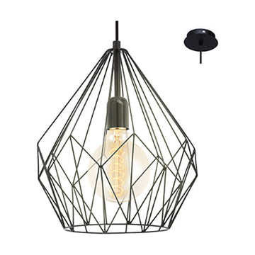Eurolux Pendant Carlton 300mm Black - image 01