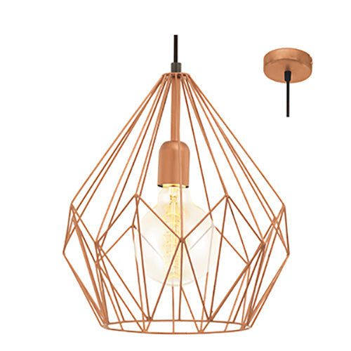 Eurolux Pendant Carlton 300mm Copper in Electrical & Lighting,Lighting,Interior Lighting