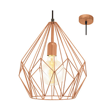 Eurolux Pendant Carlton 300mm Copper in Electrical & Lighting,Lighting,Interior Lighting