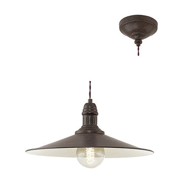 Eurolux Pendant Stockbury 1LT 360mm AntiqueBrown - image 01