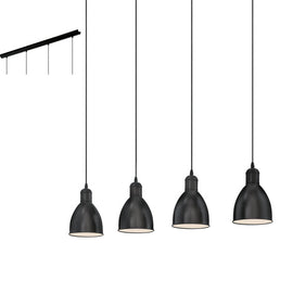 Eurolux Pendant Priddy 4LT 975mm Black in Electrical & Lighting,Lighting,Interior Lighting