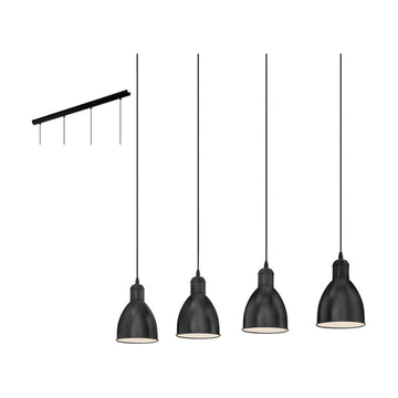 Eurolux Pendant Priddy 4LT 975mm Black - image 01