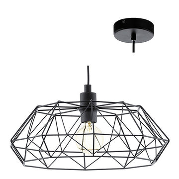 Eurolux Pendant Carlton2 455mm Black in Electrical & Lighting,Lighting,Interior Lighting