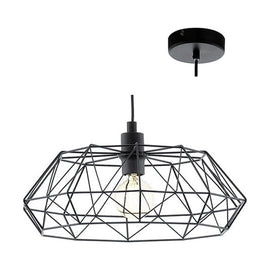 Eurolux Pendant Carlton2 455mm Black - image 01