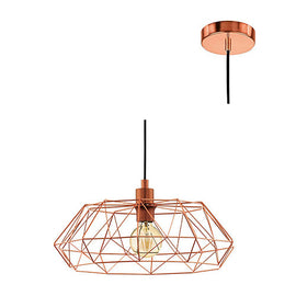 Eurolux Pendant Carlton2 455mm Copper in Electrical & Lighting,Lighting,Interior Lighting