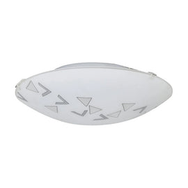 Eurolux Ceiling Light Mars Triangles 250mm White - image 01
