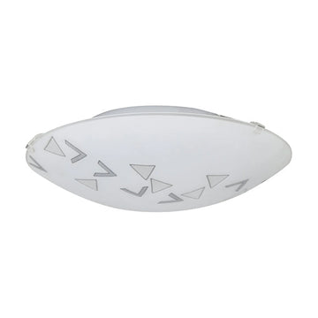 Eurolux Ceiling Light Mars Triangles 250mm White - image 01