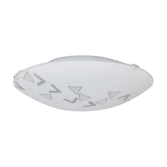 Eurolux Ceiling Light Mars Triangles 250mm White - image 01