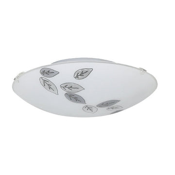Eurolux Ceiling Light Mars Leaf Pattern 245mm White in Electrical & Lighting,Lighting,Interior Lighting