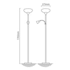 Eurolux Up2 Floor Light 275mm Satin Chrome - image 01