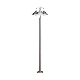 Eurolux Bollard Sidney 3 Light Pole Satin Chrome - image 01