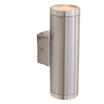 Eurolux Outdoor Wall Light Riga Up & Down Facing Stainless Steel