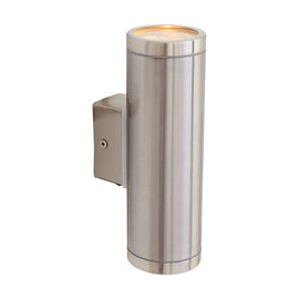 Eurolux Outdoor Wall Light Riga Up & Down Facing Stainless Steel - image 01