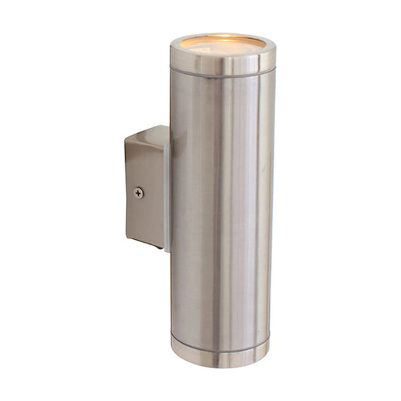 Eurolux Outdoor Wall Light Riga Up & Down Facing Stainless Steel - image 01