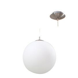 Eurolux Rondo Pendant 300mm Satin Chrome in Electrical & Lighting,Lighting,Interior Lighting