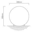 Eurolux Table Lamp Rondo 200mm White - image 01