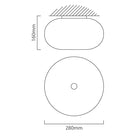 Eurolux Ceiling Light Optica 280mm Satin Chrome - image 01