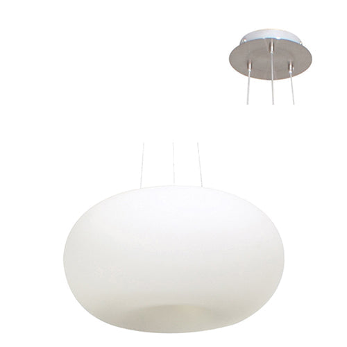Eurolux Optica Pendant 450mm Satin Chrome in Electrical & Lighting, Interior Lighting, Lighting