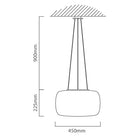 Eurolux Optica Pendant 450mm Satin Chrome - image 01