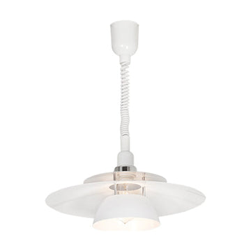 Eurolux Pendant Brenda Rise & Fall 430mm White - image 01