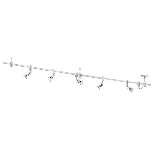 Eurolux 5 Light Spotlight Vilanova 2000mm Chrome