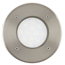 Eurolux Lamedo Round Groundlight Satin Chrome in Electrical & Lighting,Lighting,Exterior Lighting
