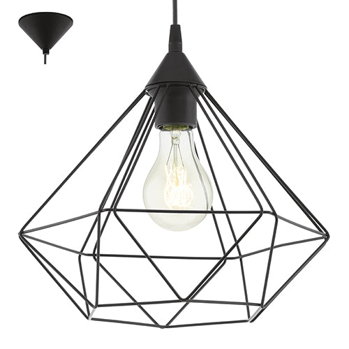 Eurolux Pendant Tarbes 325mm Black in Electrical & Lighting,Lighting,Interior Lighting