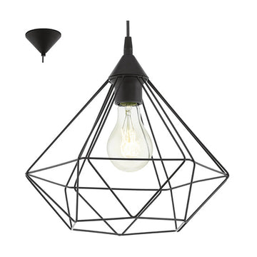 Eurolux Pendant Tarbes 325mm Black - image 01