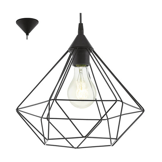 Eurolux Pendant Tarbes 325mm Black - image 01