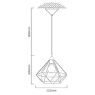 Eurolux Pendant Tarbes 325mm Black - image 01