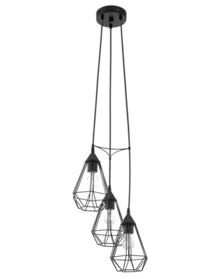 Eurolux Pendant Tarbes 3LT 310mm Black in Electrical & Lighting,Lighting,Interior Lighting
