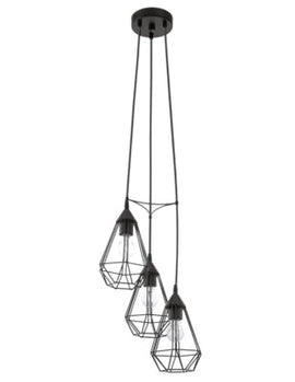 Eurolux Pendant Tarbes 3LT 310mm Black in Electrical & Lighting,Lighting,Interior Lighting