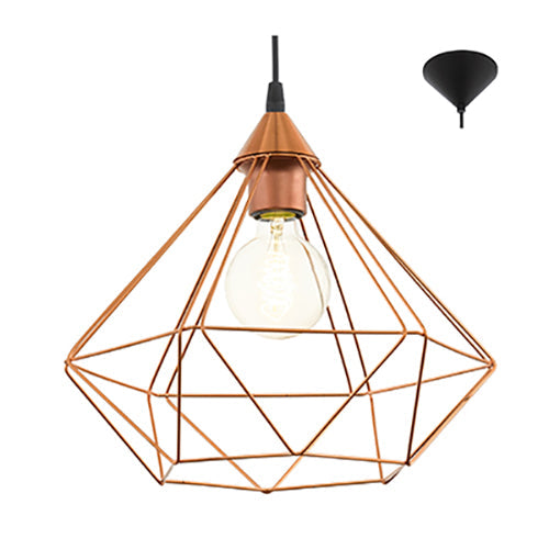 Eurolux Pendant Tarbes 325mm Copper in Electrical & Lighting,Lighting,Interior Lighting