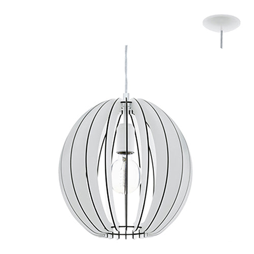 Eurolux Pendant Cossano 300mm White in Electrical & Lighting,Lighting,Interior Lighting