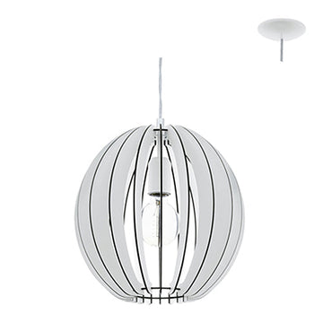 Eurolux Pendant Cossano 300mm White in Electrical & Lighting,Lighting,Interior Lighting