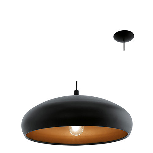 Eurolux Pendant Mogano1 400mm Black/Copper in Electrical & Lighting,Lighting,Interior Lighting