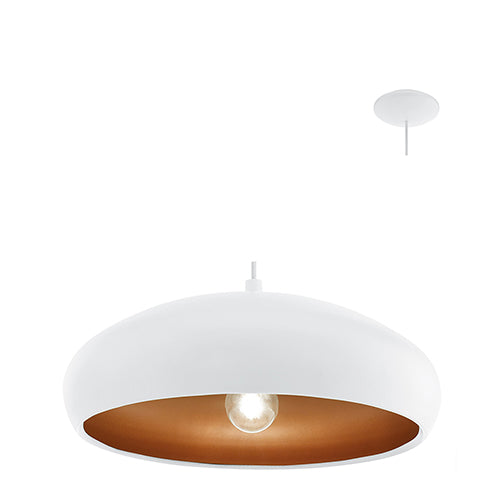 Eurolux Pendant Mogano1 400mm White/Copper in Electrical & Lighting,Lighting,Interior Lighting